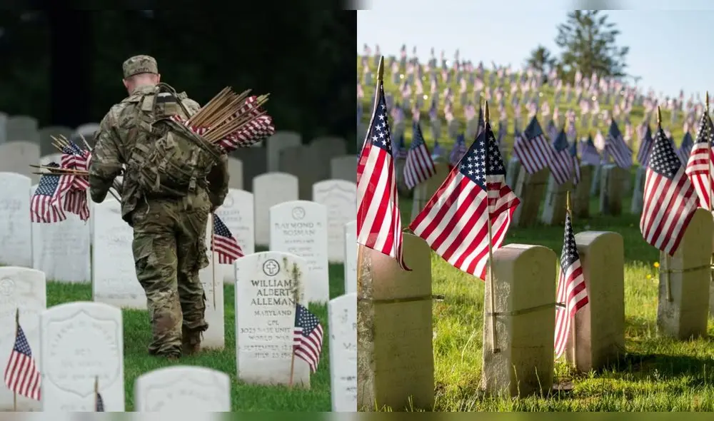 Día de los Caídos: se conmemora los conflictos bélicos en los que ha participado Estados Unidos.