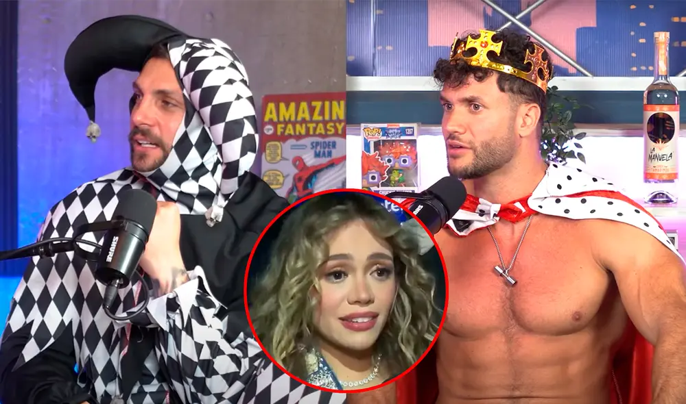 Mayra Goñi responde tras posibles acusaciones de infidelidad y se distancia de Fabio Agostini: "Yo no tengo problemas con nadie". Foto: Composición LR/captura Youtube/captura América TV