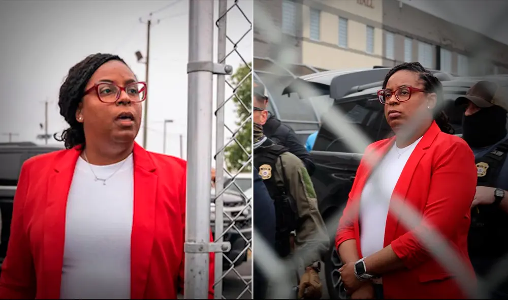 LaMonica McIver, de Nueva Jersey, fue acusada de agresión tras altercado con autoridades.