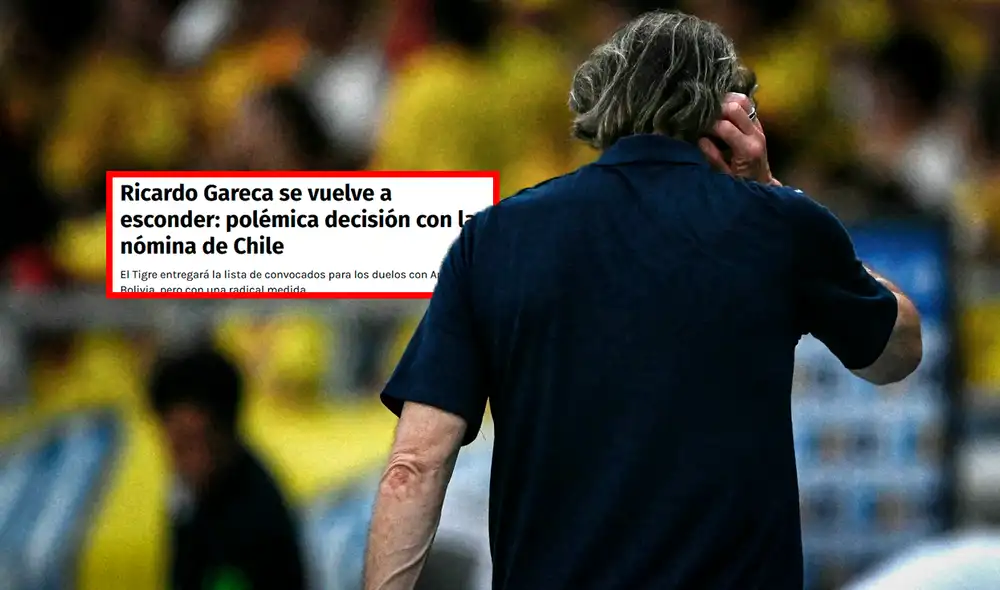 Ricardo Gareca solo consiguió un triunfo con Chile en las Eliminatorias 2026. Foto: composición LR/AFP