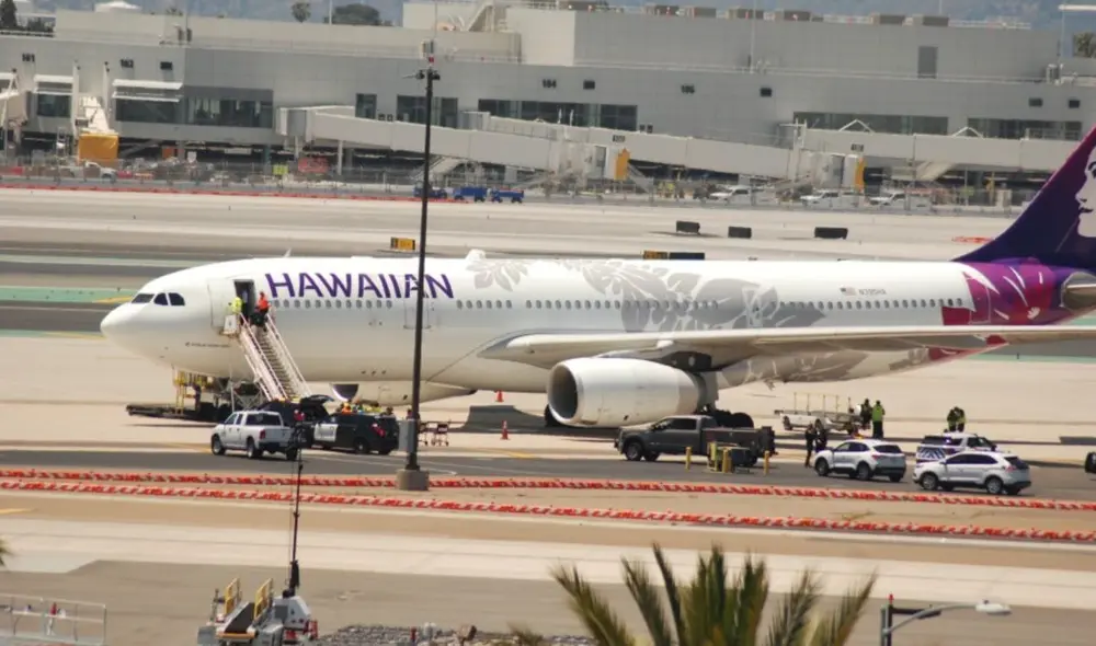 Una amenaza de bomba en un vuelo de Hawaiian Airlines provocó la evacuación en el Aeropuerto Internacional de San Diego.