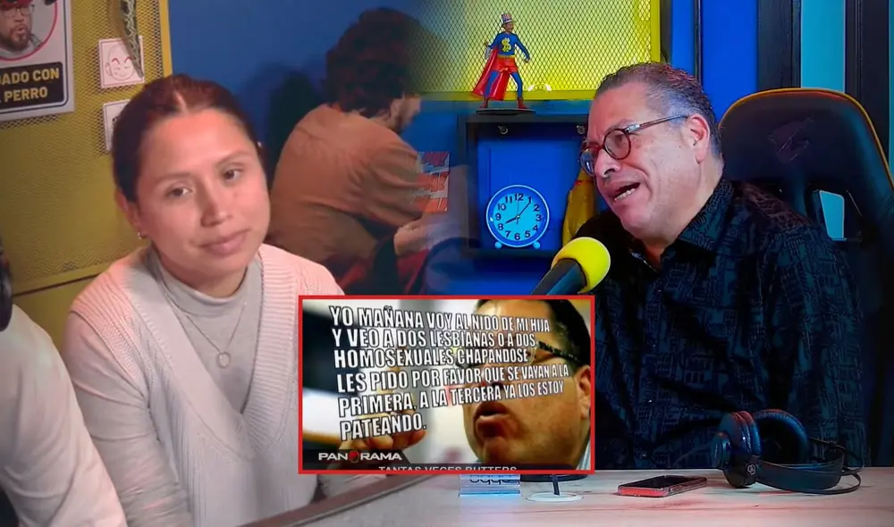 Phillip Butters es confrontado por decir que patearía lesbianas y homosexuales, pero no admite lo que dijo: "Yo no he dicho eso". Foto: composición LR/CapturaCarlosOrozco.