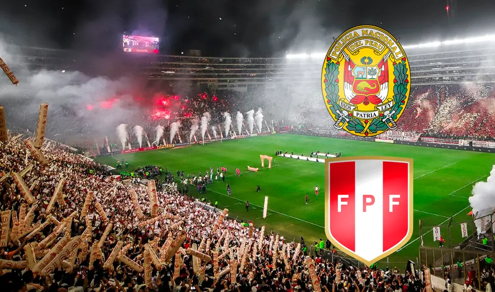 El Estadio Monumental fue sancionado por los incidentes registrados al final del Universitario vs Alianza Atlético por la Liga 1. Foto: composición LR/Universitario/PNP/FPF