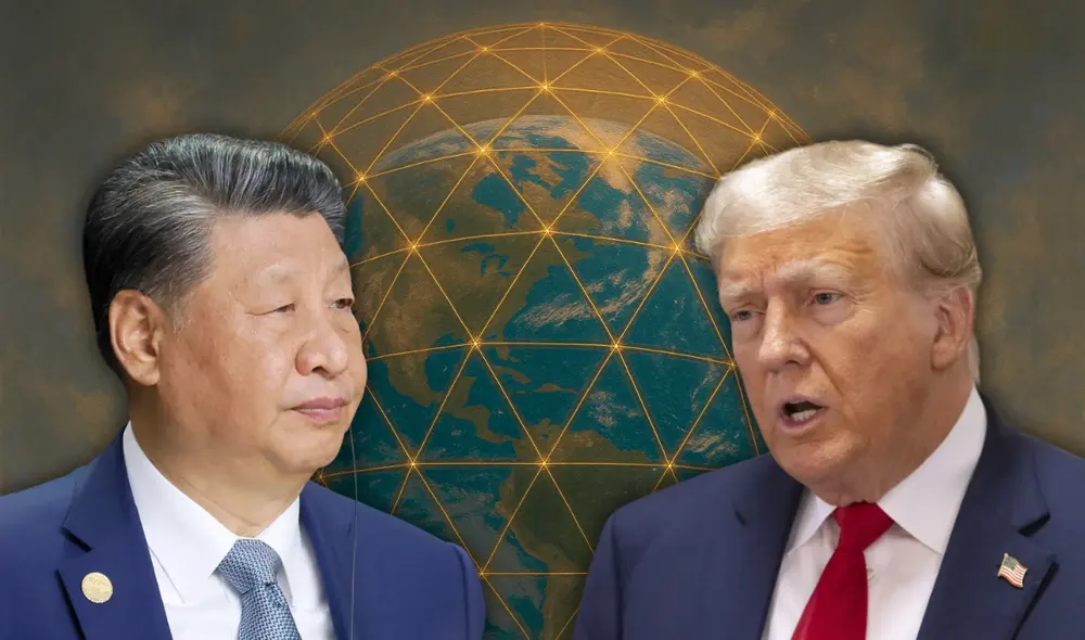 La portavoz del Ministerio de Asuntos Exteriores de China, Mao Ning, advierte que este plan militar de Trump podría desencadenar una carrera armamentística. Foto: composición LR/EFE/IA