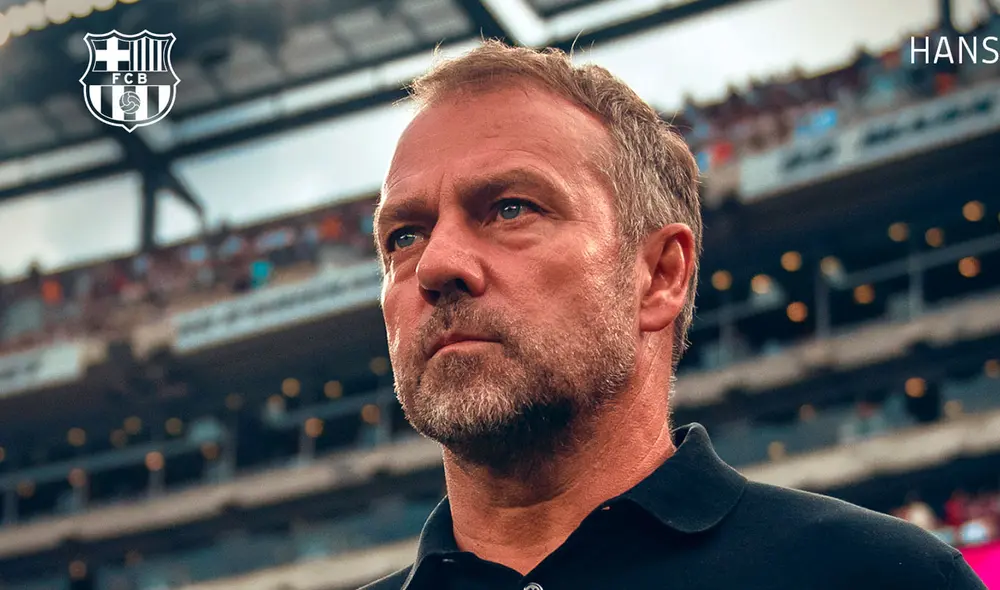 Hansi Flick logró la Copa del Rey, Supercopa de España y LaLiga con Barcelona. Foto: Barcelona