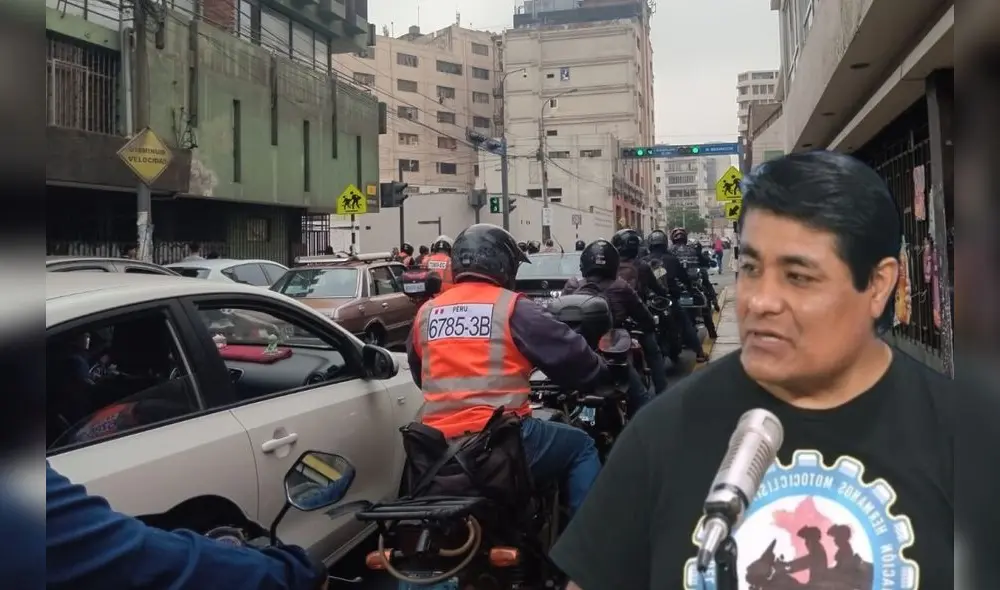 Motociclistas se oponen al uso del chaleco con placa. Foto. Carlos Contreras.