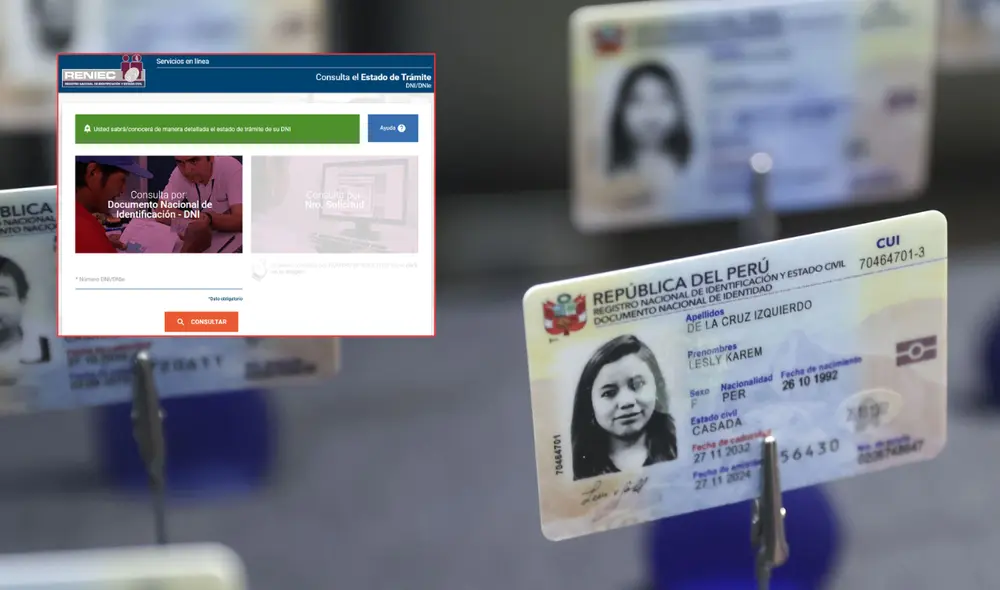 Estado de trámite del DNI permite verificar el avance de tu solicitud en Reniec. Estado de trámite del DNI permite verificar el avance de tu solicitud en Reniec.