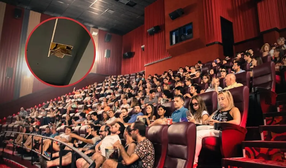 Cine que proyectaba Destino Final 6 termina con techo caído y en redes reaccionan: "No estaban viendo la película, la estaban viviendo". Foto: composición LR/Cinesargentinos.