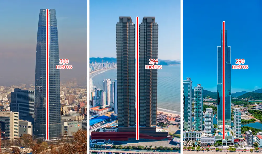 Los tres rascacielos más altos de la región destacan por su altura y por el impacto en su país. Foto: Composición LR/Imobille/HAUS/Skyrise.