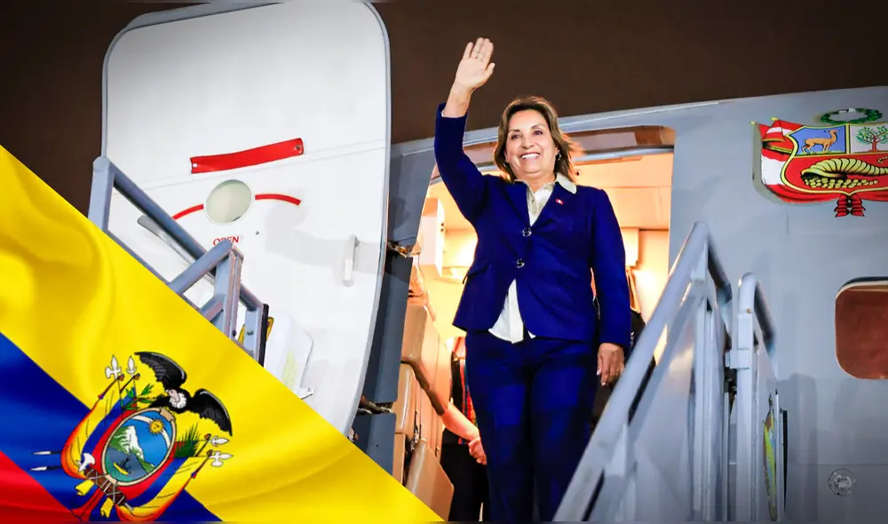 El Congreso autorizó el viaje de Dina Boluarte a Ecuador, donde participará en la investidura presidencial de Daniel Noboa. | Composición LR.