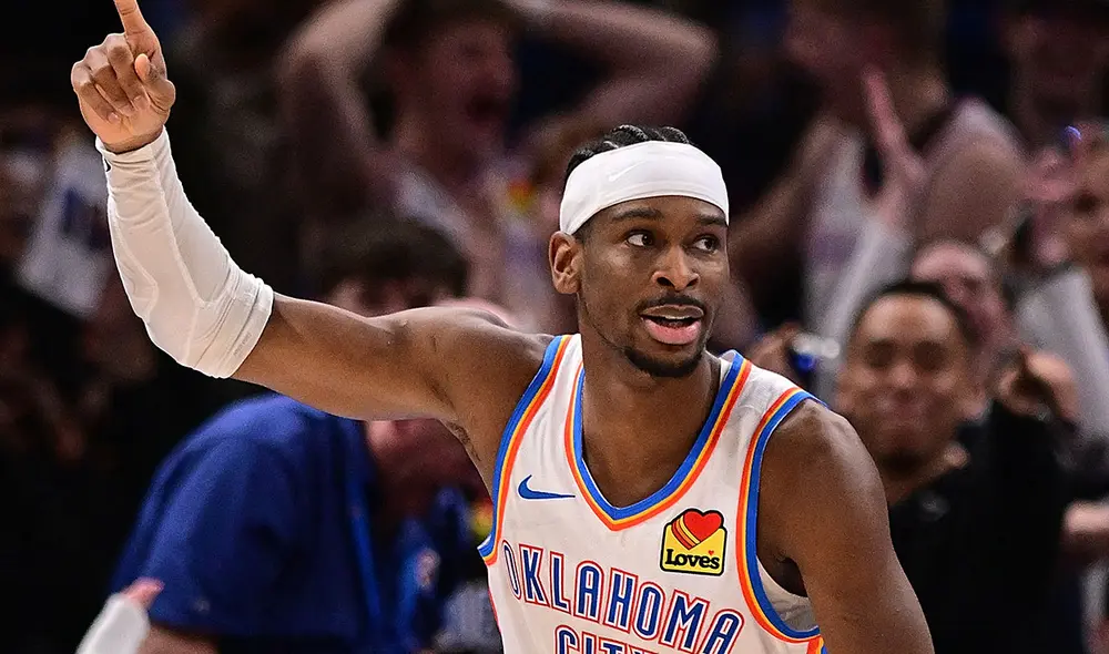 Shai-Gilgeous Alexander fue el lider anotador de la NBA 2024/25.