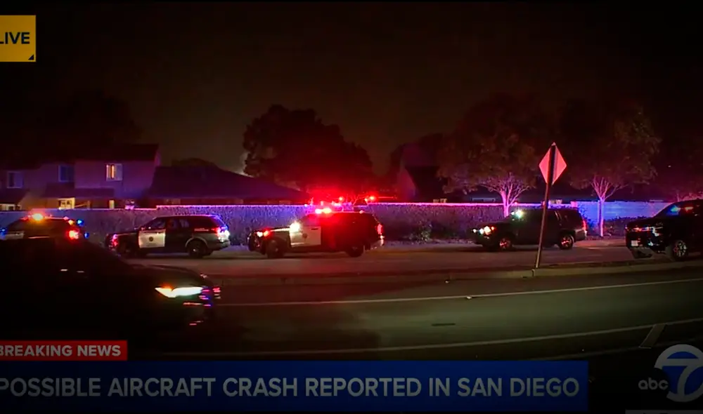 Un accidente aéreo despertó a los residentes en San Diego, California este jueves. Un accidente aéreo despertó a los residentes en San Diego, California este jueves.