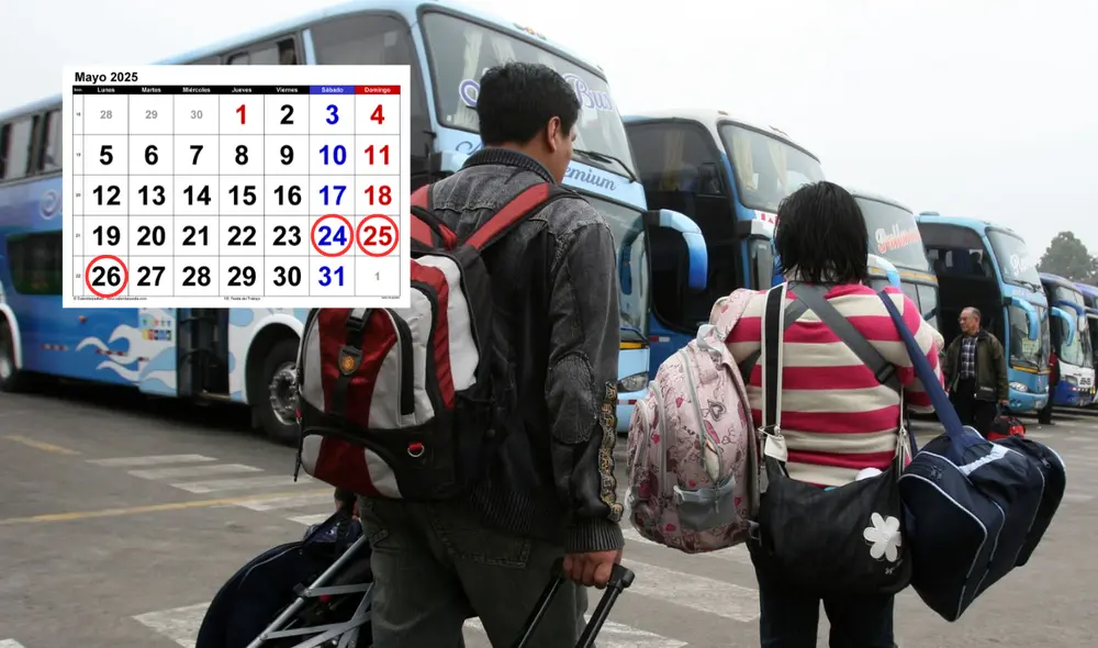 Feriado largo comprende 3 días: sábado 24 de mayo, domingo 25de mayo y lunes 26 de mayo. Feriado largo comprende 3 días: sábado 24 de mayo, domingo 25de mayo y lunes 26 de mayo.