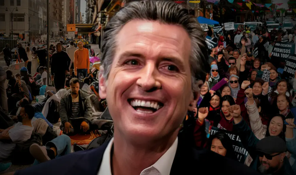 Gavin Newsom apoya en California la Propuesta 36 que afecta a inmigrantes con Green Card.