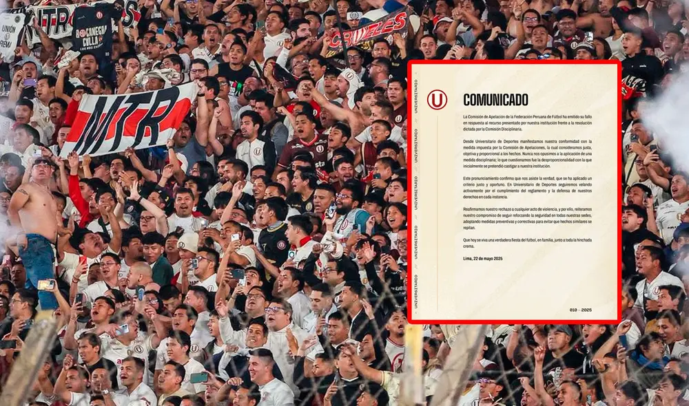 Universitario jugará con público ante Sporting Cristal por la fecha 14 del Torneo Apertura. Foto: composición GLR/Universitario Universitario jugará con público ante Sporting Cristal por la fecha 14 del Torneo Apertura. Foto: composición GLR/Universitario