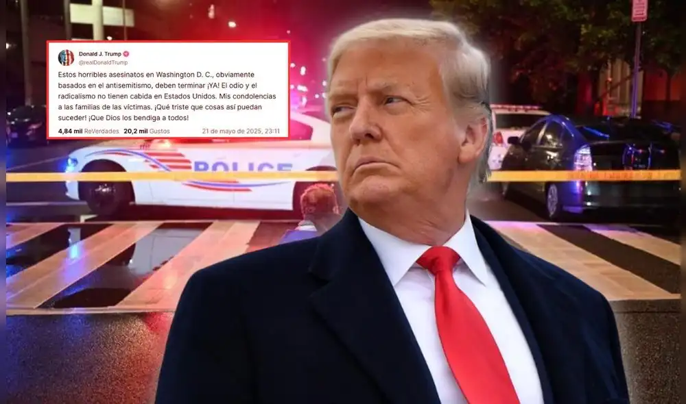 Donald rump condenó el ataque a la embaada de Israel en Washington donde fueron dos empleados israelies fueron asesinados. Donald rump condenó el ataque a la embaada de Israel en Washington donde fueron dos empleados israelies fueron asesinados.