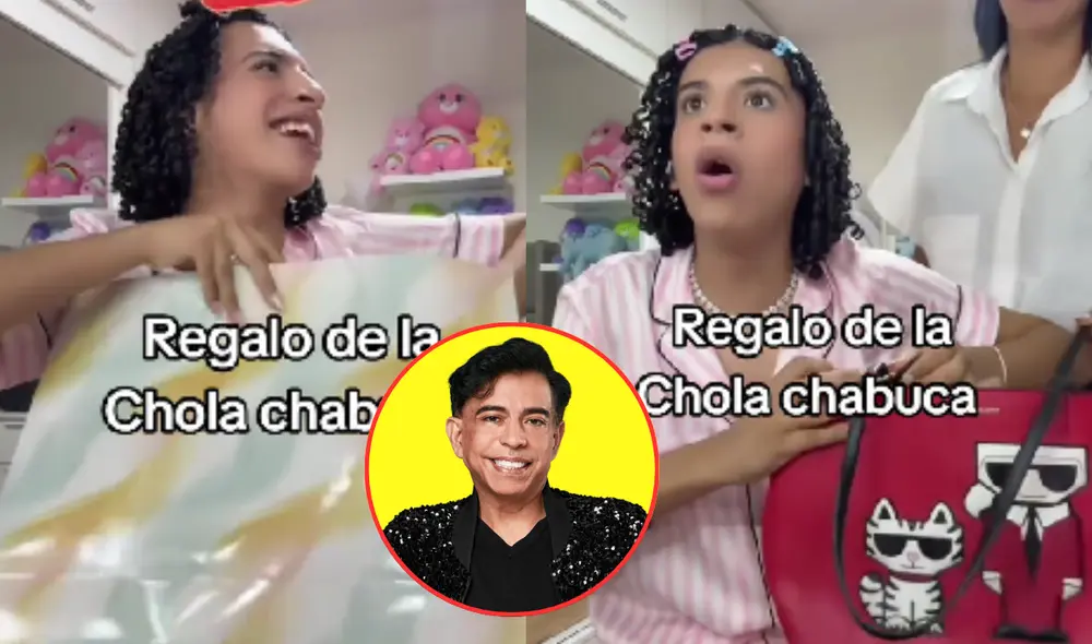 La reacción de Valentino al recibir lujoso regalo de Ernesto Pimentel se volvió viral en redes sociales. Foto: Composición LR/ TikTok/ Spotify