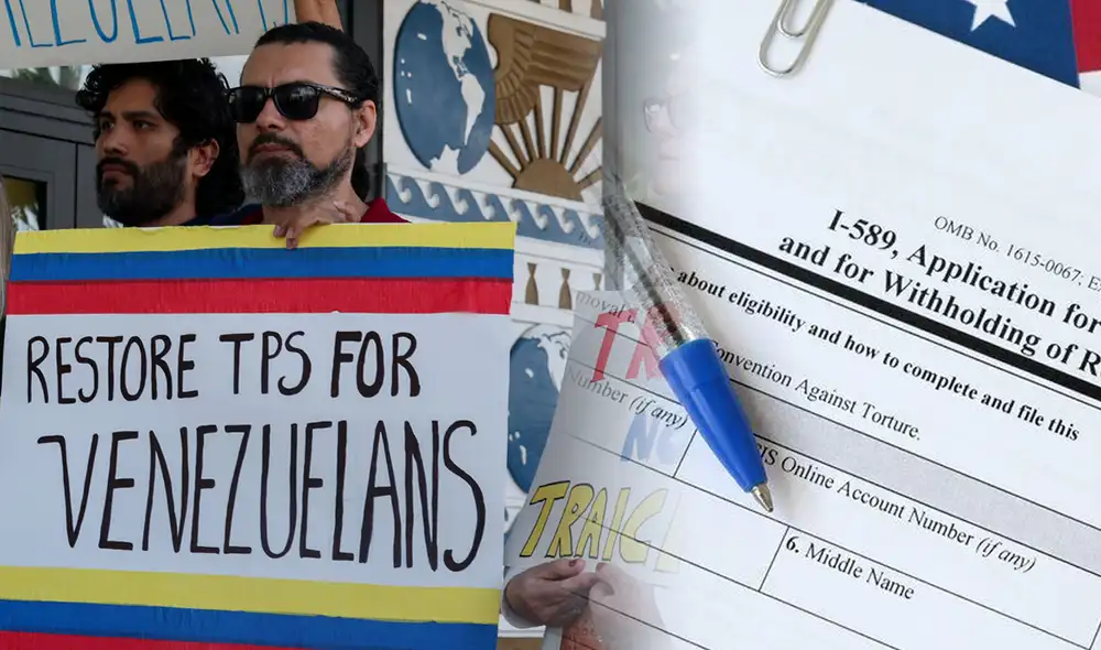 Los inmigrantes venezolanos pueden solicitar asilo en Estados Unidos