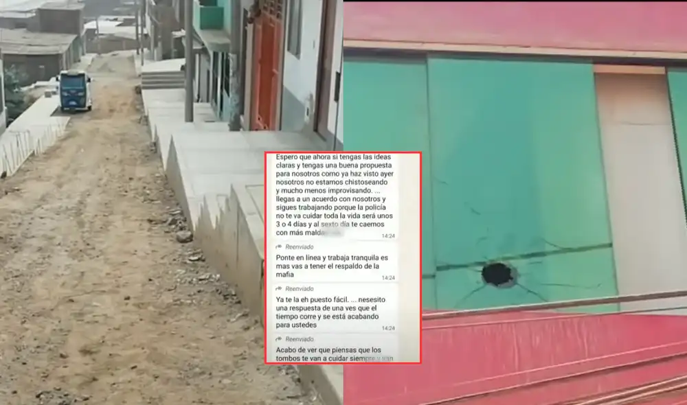 Extorsionadores atacan a vendedor de comida en Ate. Foto: composición LR / captura Latina Noticias