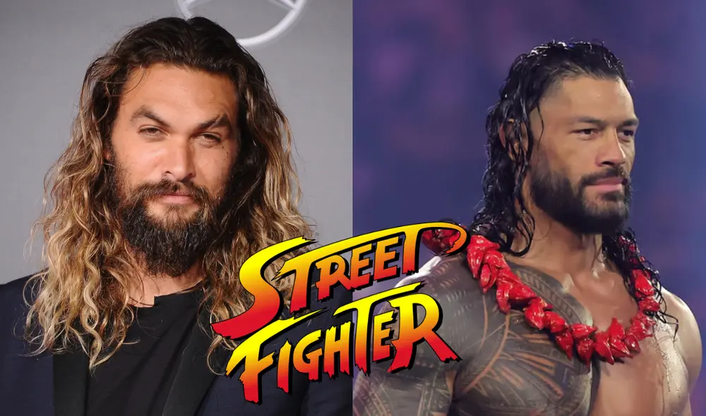 Jason Momoa y Roman Reigns. Foto: Composición LR/ GettyImages