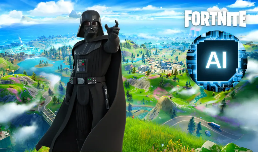 Fortnite utiliza IA para animación de Darth Veider. Foto: Composición LR/ FORNITE/ FreePik