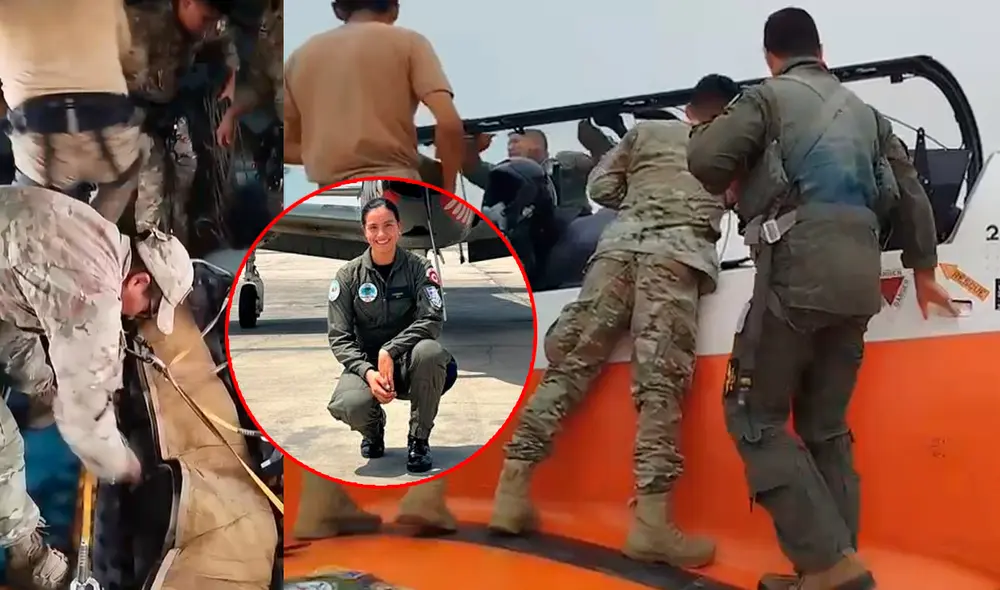 FAP se alista para el rescate de la pilota Ashley Vargas Mendoza. Foto: FAP FAP se alista para el rescate de la pilota Ashley Vargas Mendoza. Foto: FAP