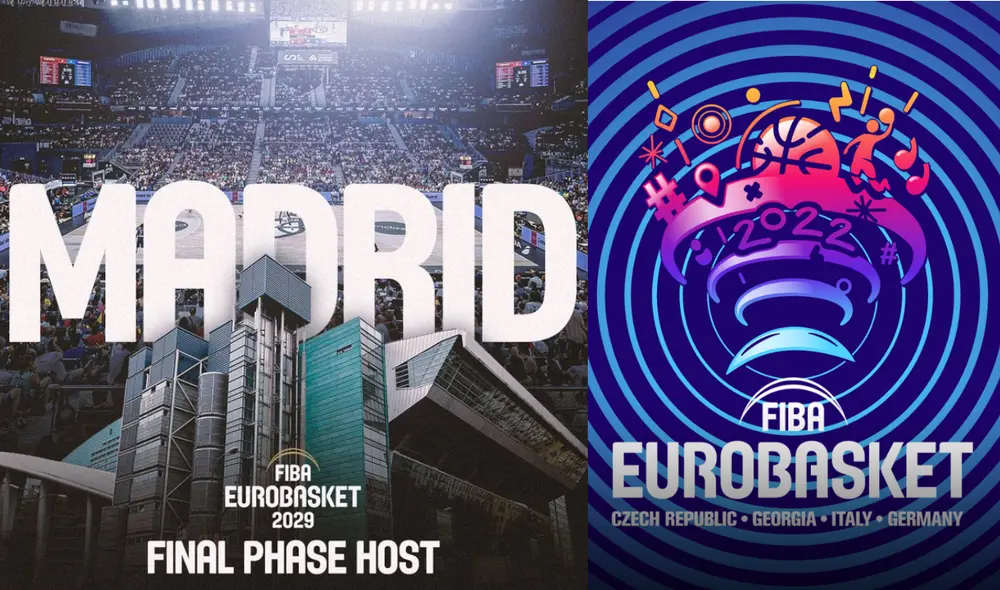 La Federación Española de Baloncesto (FEB) logró que la organización del EuroBasket 2029 en Madrid. Foto: Composición LR/ Eurobasket