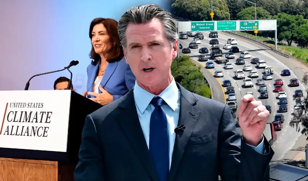 Gavin Newsom anunció que California se unirá a la Coalición de Autos Limpios Asequibles.