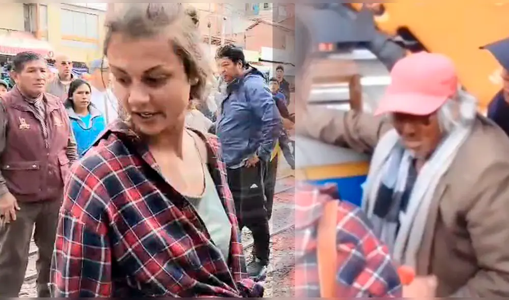 Joven inglesa y adulto mayor vivían en la vía pública. Foto: Composición LR/Municipalidad de Cusco