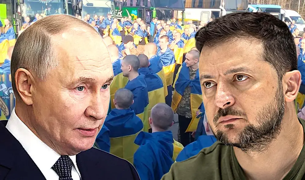 Ucrania y Rusia entregaron 390 soldados y civiles cada una en la frontera con Bielorrusia. Foto: Composición LR. Ucrania y Rusia entregaron 390 soldados y civiles cada una en la frontera con Bielorrusia. Foto: Composición LR.