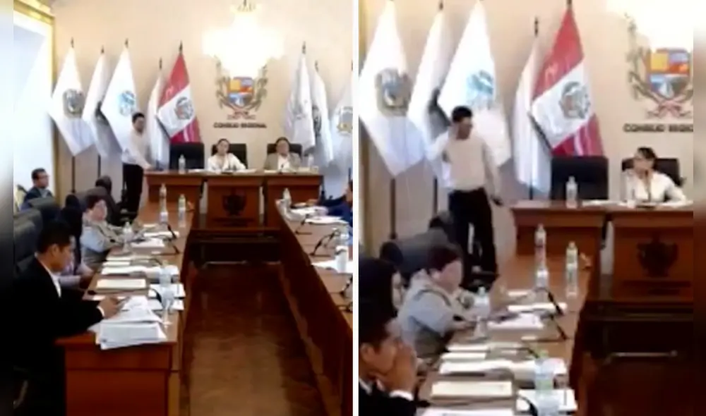 Denuncia robo de billetera en plena sesión extraordinaria. Foto: composición LR/ Sol Trujillo Denuncia robo de billetera en plena sesión extraordinaria. Foto: composición LR/ Sol Trujillo