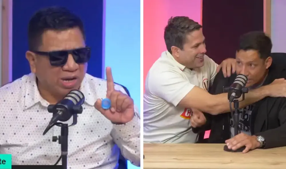 Silvio Valencia apareció como invitado en el programa de los exporteros. Foto: captura de Ni loco ni santo/YouTube Silvio Valencia apareció como invitado en el programa de los exporteros. Foto: captura de Ni loco ni santo/YouTube