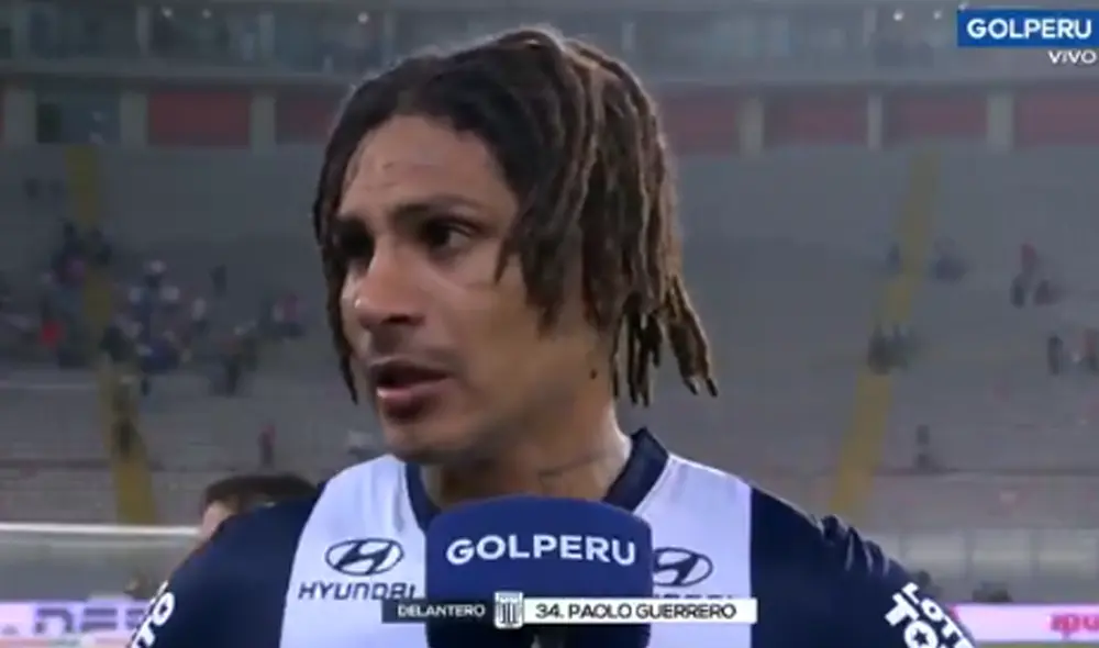 Paolo  Guerrero anotó el único tanto del partido ante Sport Boys en el estadio Nacional. Foto: captura de pantalla de GolPerú