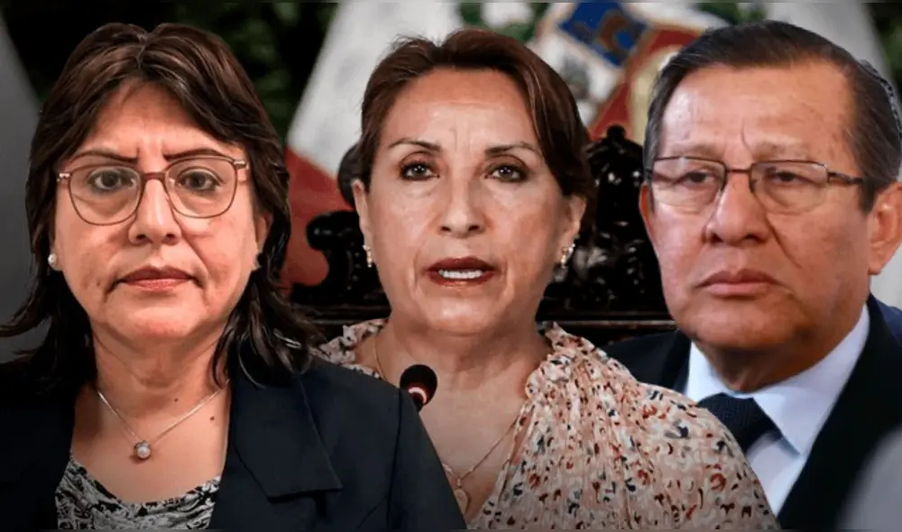 Delia Espinoza afirmó que archivar la denuncia constitucional contra Dina Boluarte por el caso Rolex antes del fin de su mandato es un "error" y posible "falta a la Constitución". | Composición LR.