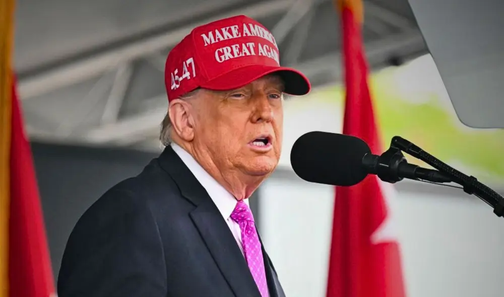 En su discurso, Donald Trump pidió respaldo judicial para seguir con las deportaciones, ya que ciertos inmigrantes son "delincuentes y enfermos mentales".