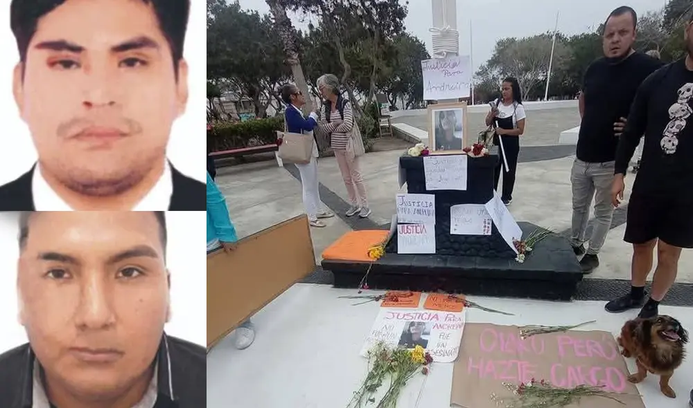 Asesinos de Andreína, la joven madre víctima de feminicidio en San Bartolo. Foto: Composición LR