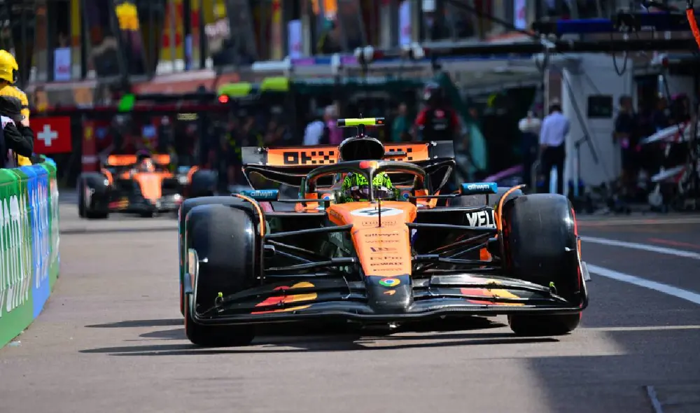 Lando Norris finalizó primero en la clasificación del GP de Mónaco de la F1.