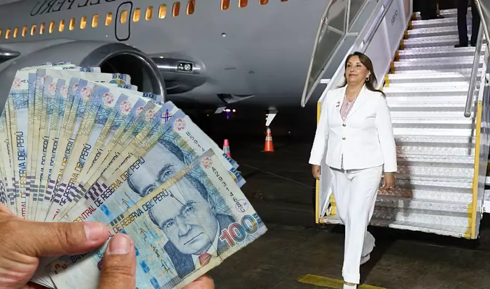 El 94% de peruanos rechaza el aumento de sueldo de Dina Boluarte, según la última encuesta nacional del IEP. | Composición LR.