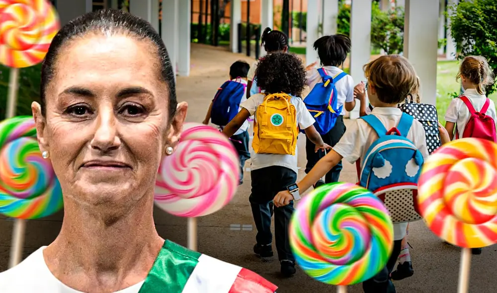 Sheinbaum refuerza su campaña contra la comida chatarra en escuelas. Sheinbaum refuerza su campaña contra la comida chatarra en escuelas.