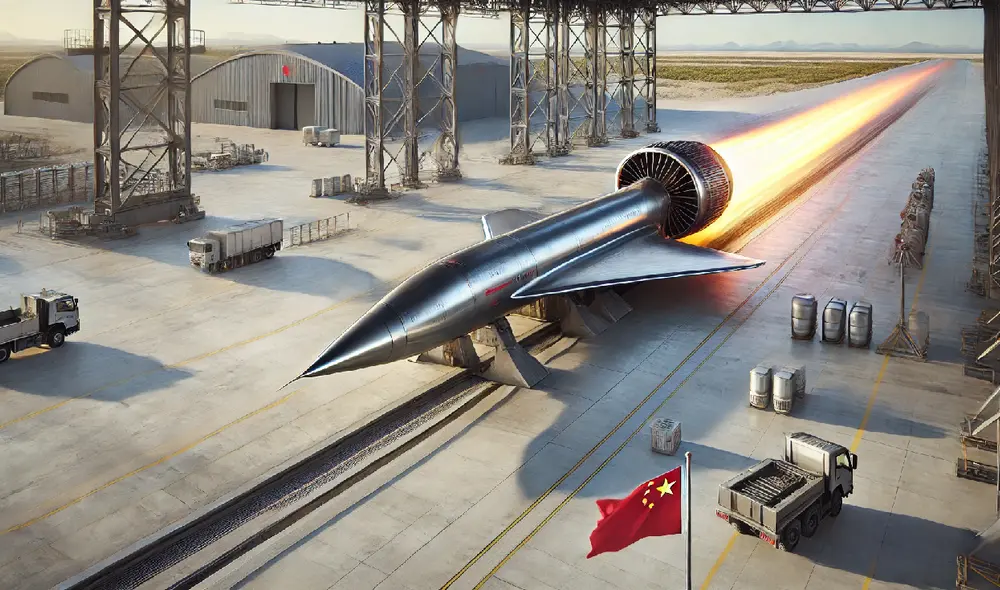 China prueba con éxito un motor hipersónico de detonación oblicua, impulsado con queroseno RP-3, que podría alcanzar Mach 16. Foto: DALL.E China prueba con éxito un motor hipersónico de detonación oblicua, impulsado con queroseno RP-3, que podría alcanzar Mach 16. Foto: DALL.E