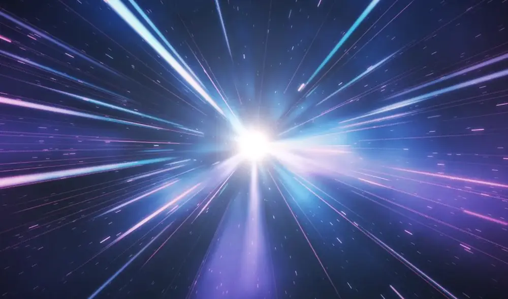 La luz, ya sea de una estrella o de cualquier fuente, viaja a 300.000 kilómetros por segundo. Foto: IStock La luz, ya sea de una estrella o de cualquier fuente, viaja a 300.000 kilómetros por segundo. Foto: IStock