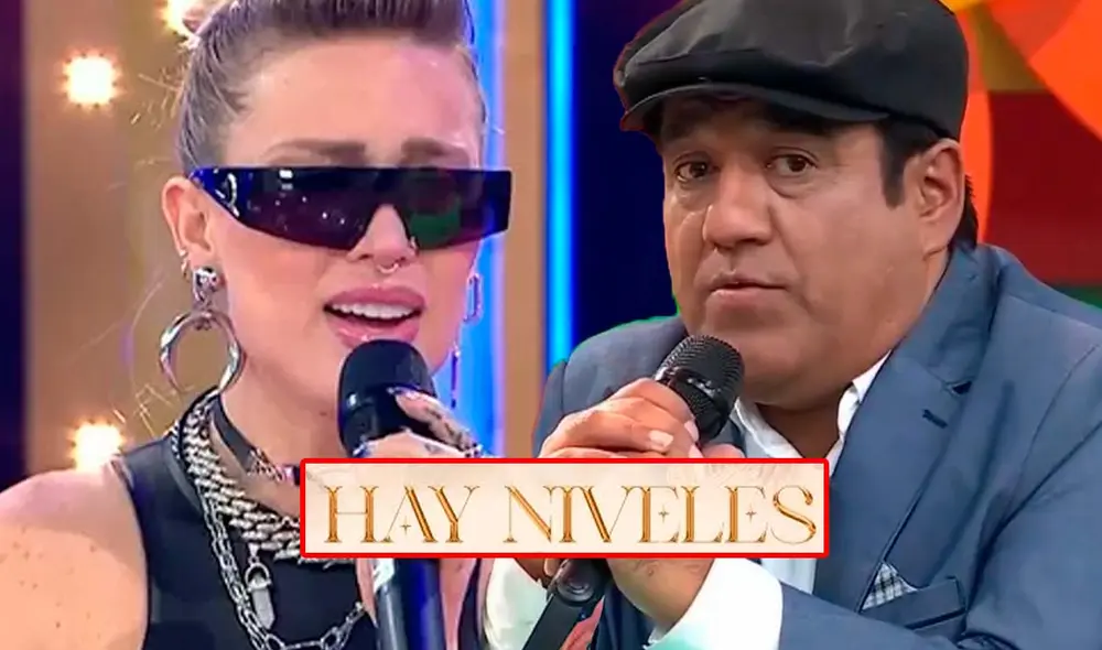 Leslie Shaw enfrentado con Carlos Rincón. Foto: Composición LR/Captura/América TV