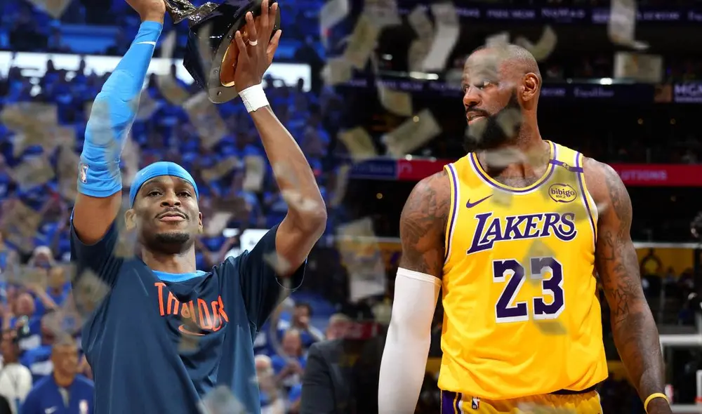 Ni Shai Gilgeous-Alexander ni LeBron James están entre los 10 mejor pagados.