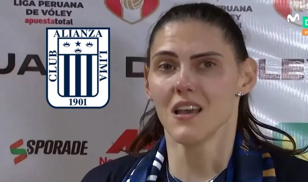 Marina Scherer llegó a Alianza Lima en la temporada 2021/2022 proveniente del Itajaí Vôlei de sunatal Brasil.