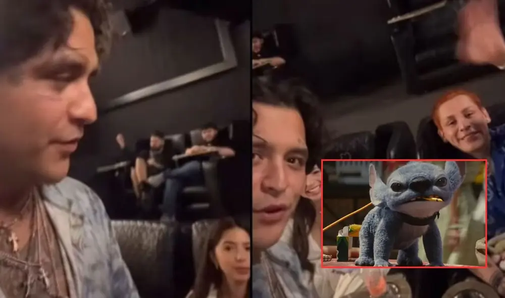 Nodal, Ángela y Kunno al cine: internautas critican su falta de paternidad