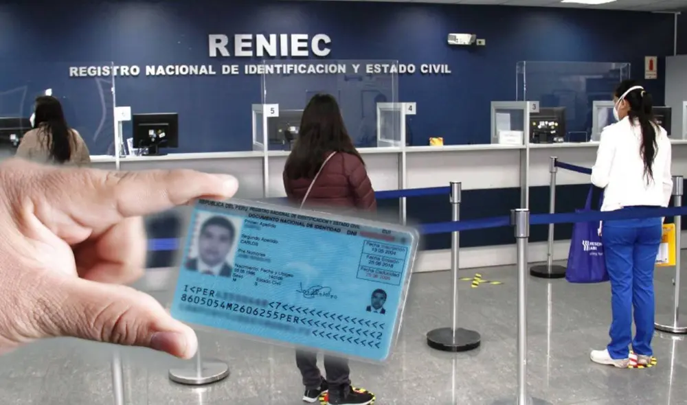 Peruanos pueden consultar el estado de su DNI para recogerlo en la web oficial del Reniec. Foto: Composición LR/Andina.