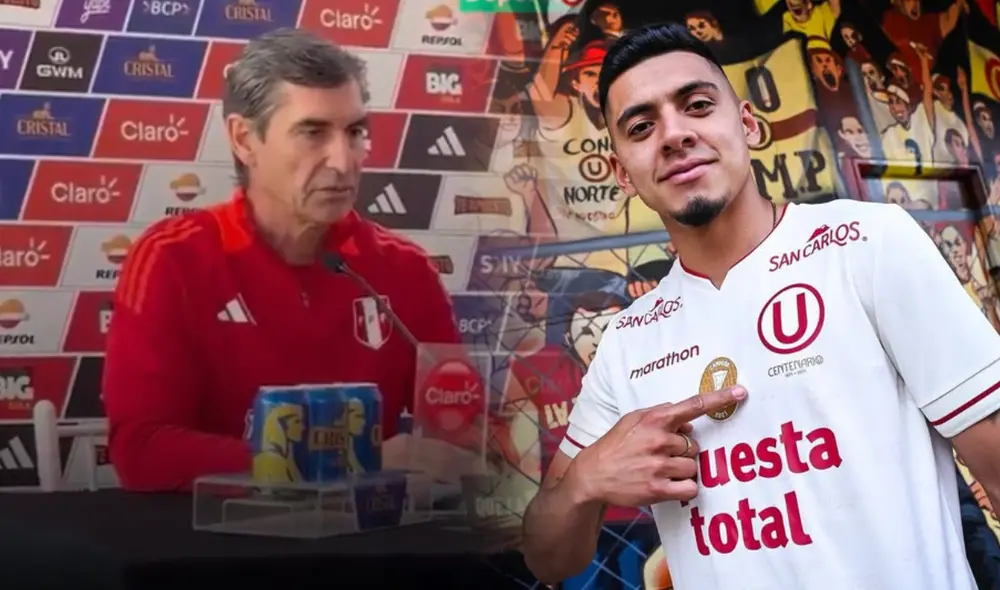 Óscar Ibáñez habló sobre César Inga y su convocatoria a la selección peruana. Foto: composición LR/Movistar Deportes/Universitario