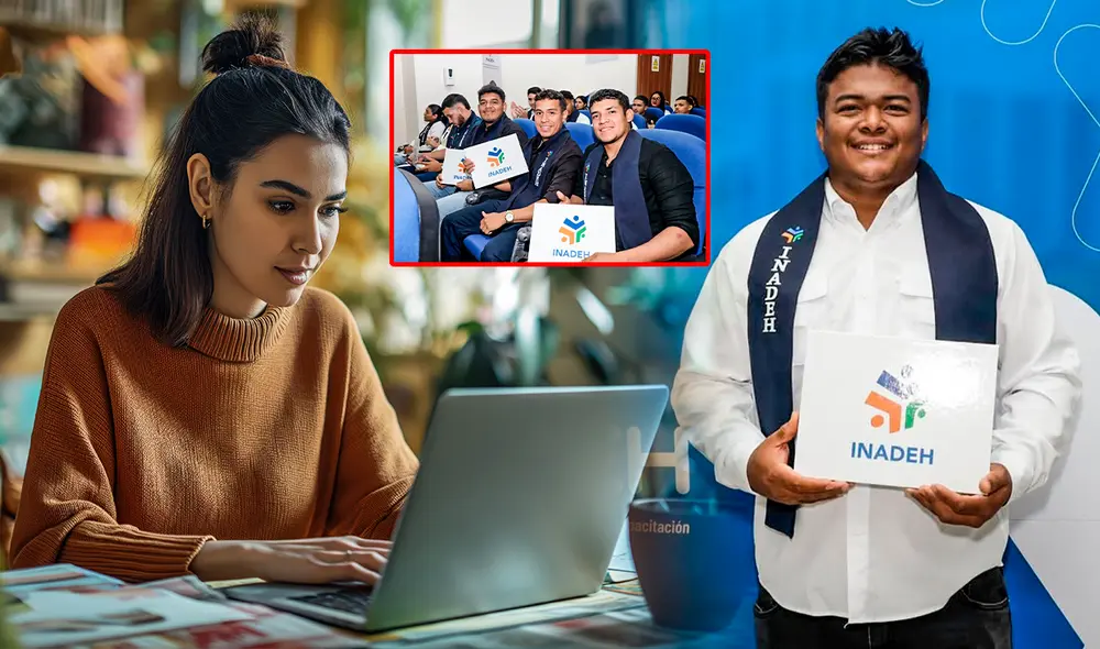 Los extranjeros pueden estudiar gratis en Panamá con los cursos del Inadeh. Foto: composición LR/Frepik/Inadeh