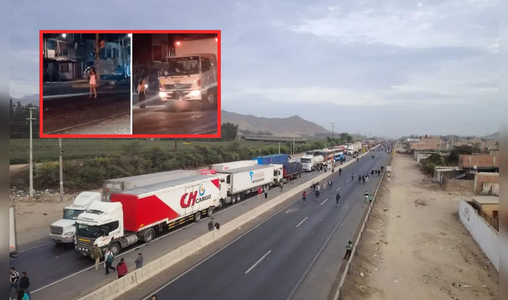 Mujer fue arrollada en la Panamericana Norte, en el sector de Chao, Virú. Foto: composición LR/Andina