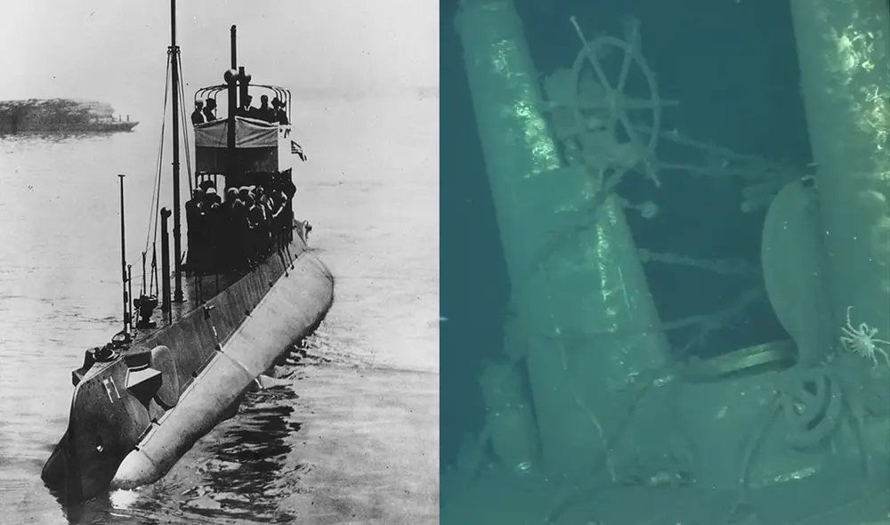 El submarino USS F-1 fue localizado en las costas de California tras 108 años.